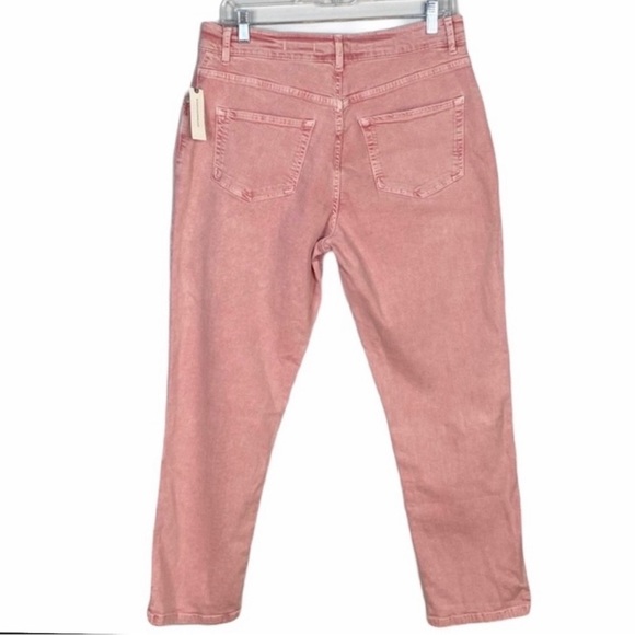 NWT Anthropologie Pilcro And The Letterpress Pink High Waist Jeans size 29 or 30 - Picture 4 of 14